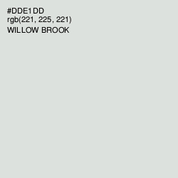 #DDE1DD - Willow Brook Color Image